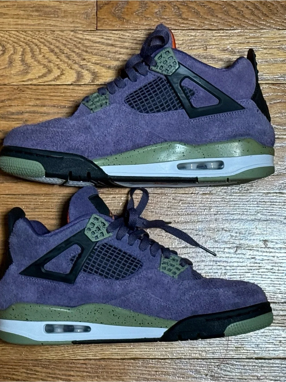 2022 Air Jordan 4 Retro “Canyon Purple” Sneakers Women: 9.5 Men: 8 - Picture 2 of 14